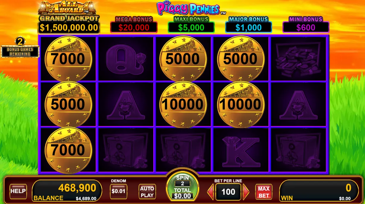 All Aboard Piggy Pennies demo